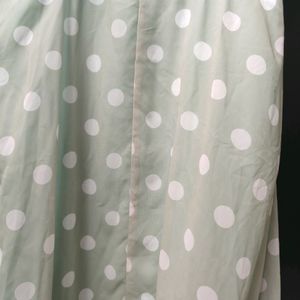 Sea Green Polka Dress Like New