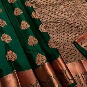 Green New Silk Saree