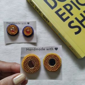 @60/- Rs Studs 💛💜✨️