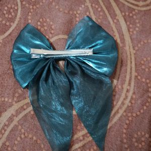 Satin Shine Hair Bow Clip