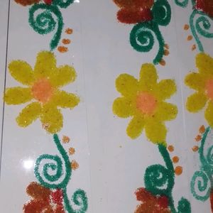 Border Ready Rangoli Designs Patch Pack Of 3