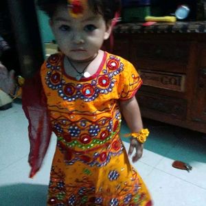 Baby Radharani Dress Or Rajasthani Dres