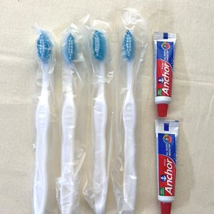 Toothbrush And Toothpaste Set