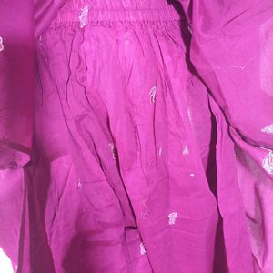 Purple Kurthi Set (Women's)