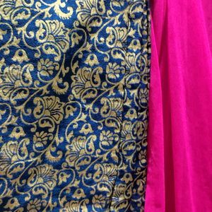 BLUE ANARKALI SUIT