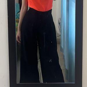 High Waist Mango Flared Pants