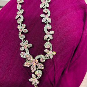 Elegant Necklace Jewellery Wid Earrings