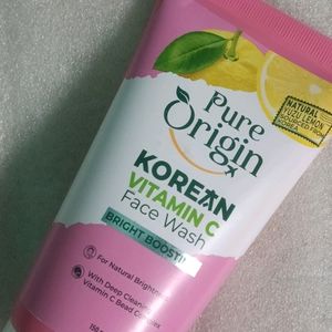 (Sealed) Korean Vitamin C Facewash Pure Origin