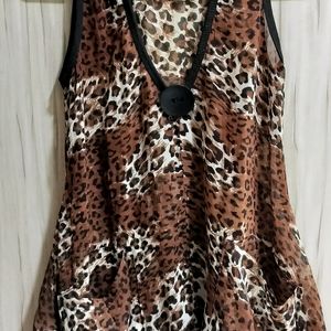 Animal print Top