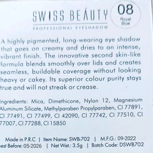 Swiss Beauty Eyeshadow