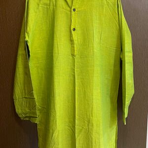 Parrot Green Kurta