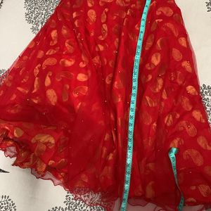 Red Skirt For Girls (7-8years)