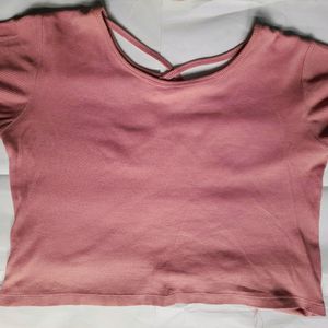 2 Crop T-Shirt Tops Combo With Freebie