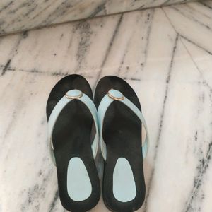 Black Wedges Slipper