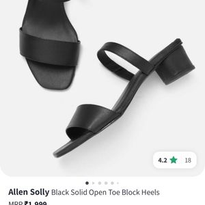 Allen Solly Black Heels