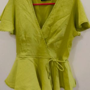 Lime Green Top For Women
