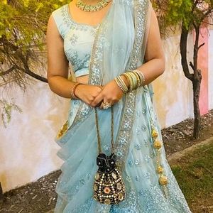 Blue Lehnga