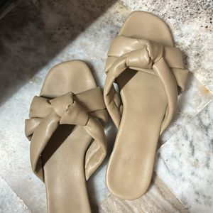 Beige Slippers