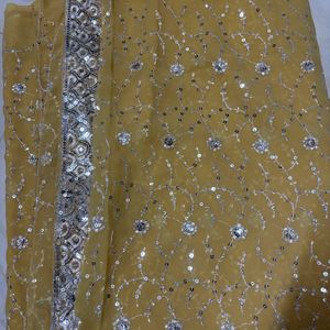 Yellow Sequin Fill Sarre