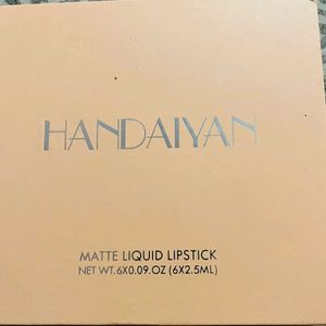 New Handaiyan Liquid Lipstick 6 combo Set