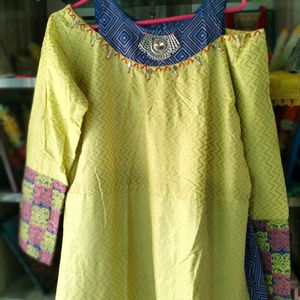 Asymmetrical Kurti 💯 Pure Cotton