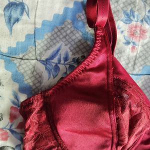 Imported Lace Red/maroon Bra(underwired)