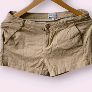 Women Golden Shorts