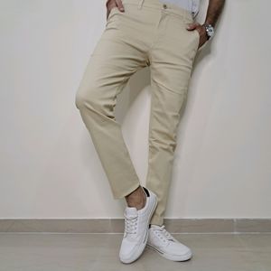 Divide 1008 Men's Box Dobby Yellow Trouser