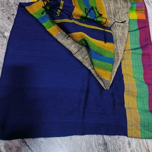 Handloom jute Palla Saree