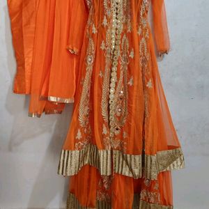 5 Piece Diwani Mastani Gown Suit