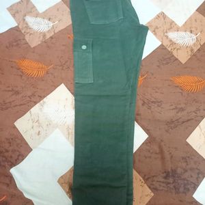 Green Imported Cargo Jeans For Mens