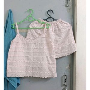 Cute Baby Pink Co set