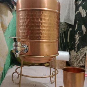 Pure Water  Copper Container