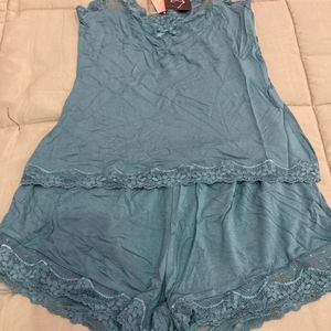 HunkemollerMesh Dot Camisole & Shorts Set