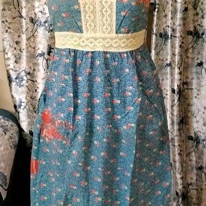 Blue Floral Dress