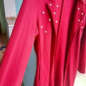 Women Maroon Shrug