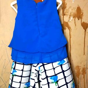 Top And Bottom Party Wear Set ( Girls )