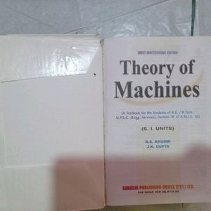 Theory Of Machines by RS Khurmi