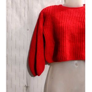 Crop Sweater for Women's