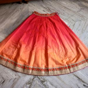 Beutiful Embroidery Lace Border Lehenga