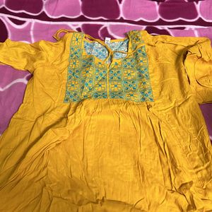 Yellow Kurti