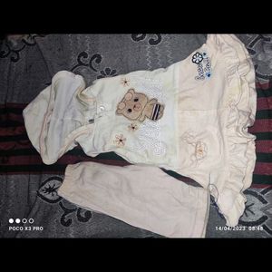 Baby Huddis And Pajama Set