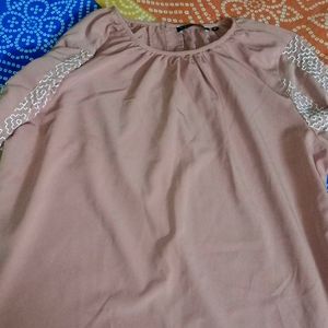 Peach Colour Blouson top