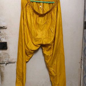 Mustard Kurta Set With Dupatta - Never Used