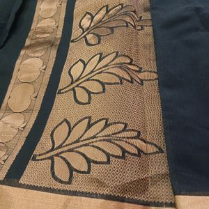 Black Silk Cotton Saree