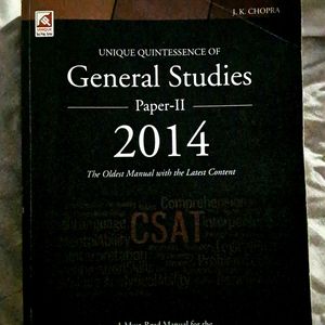 CSAT General Studies Paper 2