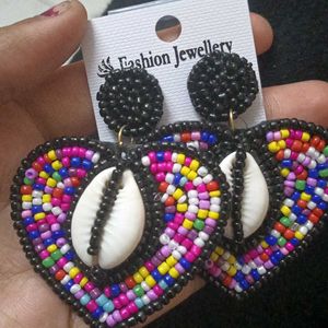 Beautiful Black Beads Earrings