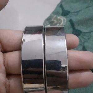 Silver Colour Bangles daily routine use