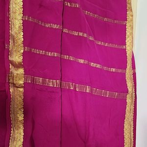 Mysore Crepe Silk Sari