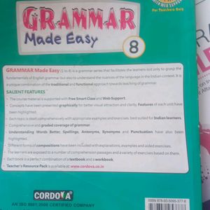 Grammar Book And Gk Combo